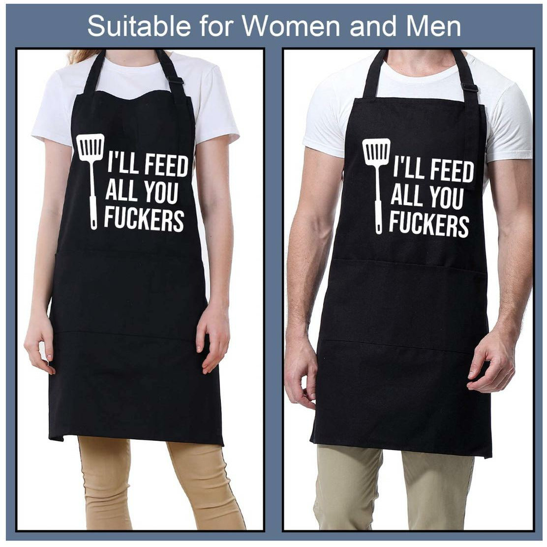 Apron "I’LL FEED YOU F*ERS"