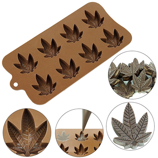 Silicone Leaf Gummies/Chocolate Cake Mold